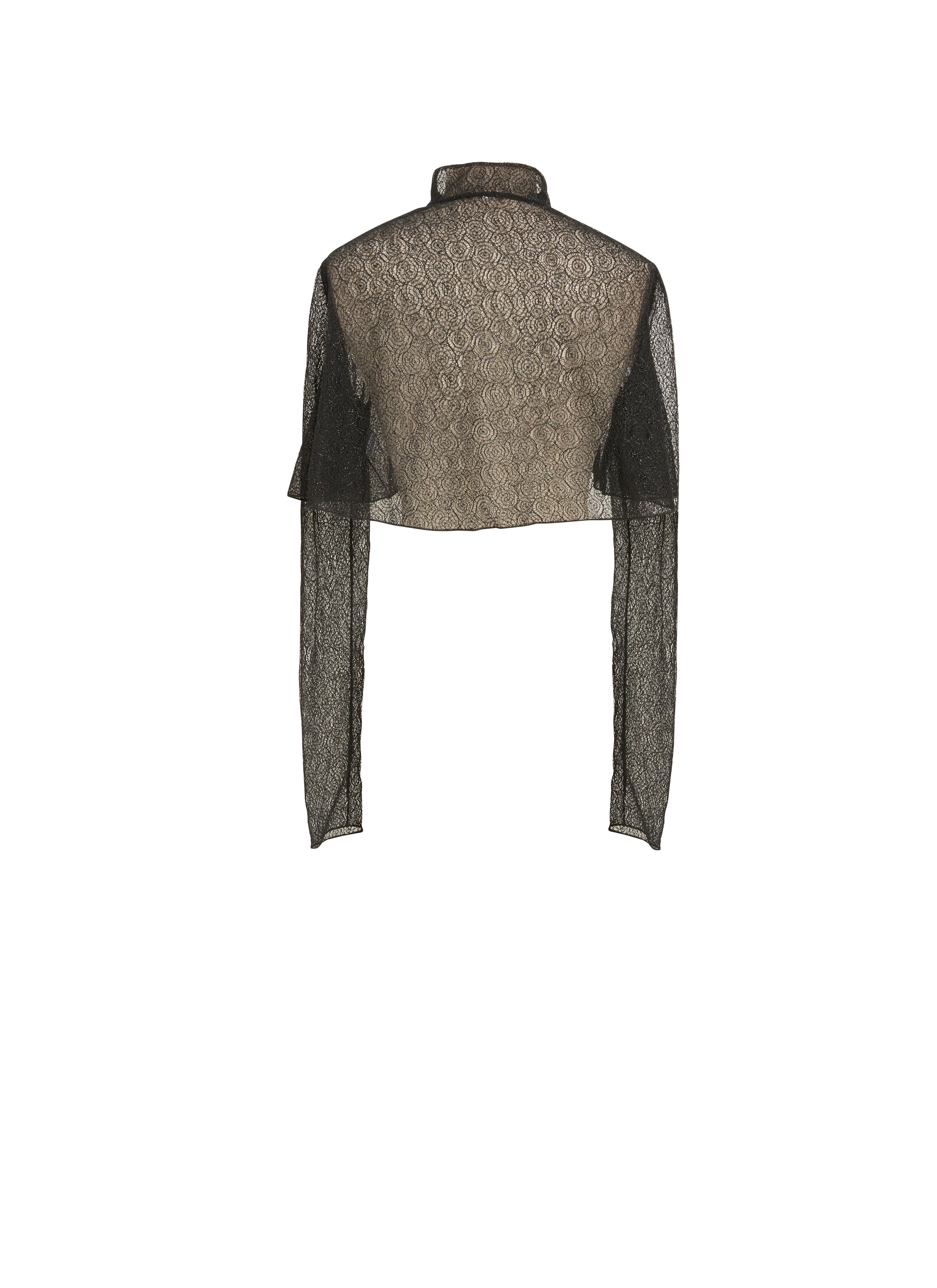 Spider long-sleeved bolero - Black & Orange