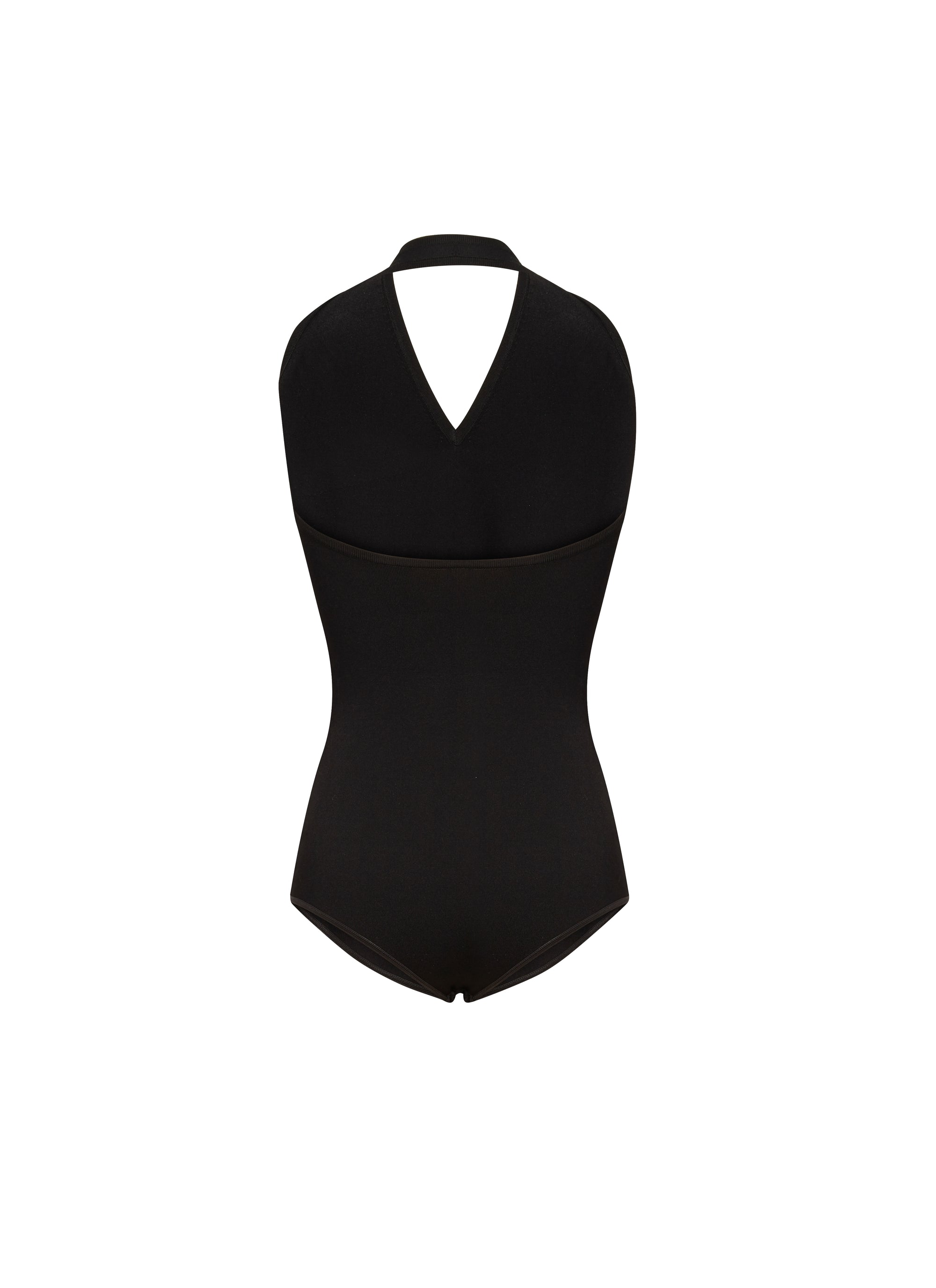Halter bodysuit - Black