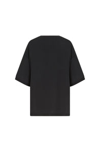 Pull oversize en maille - Noir