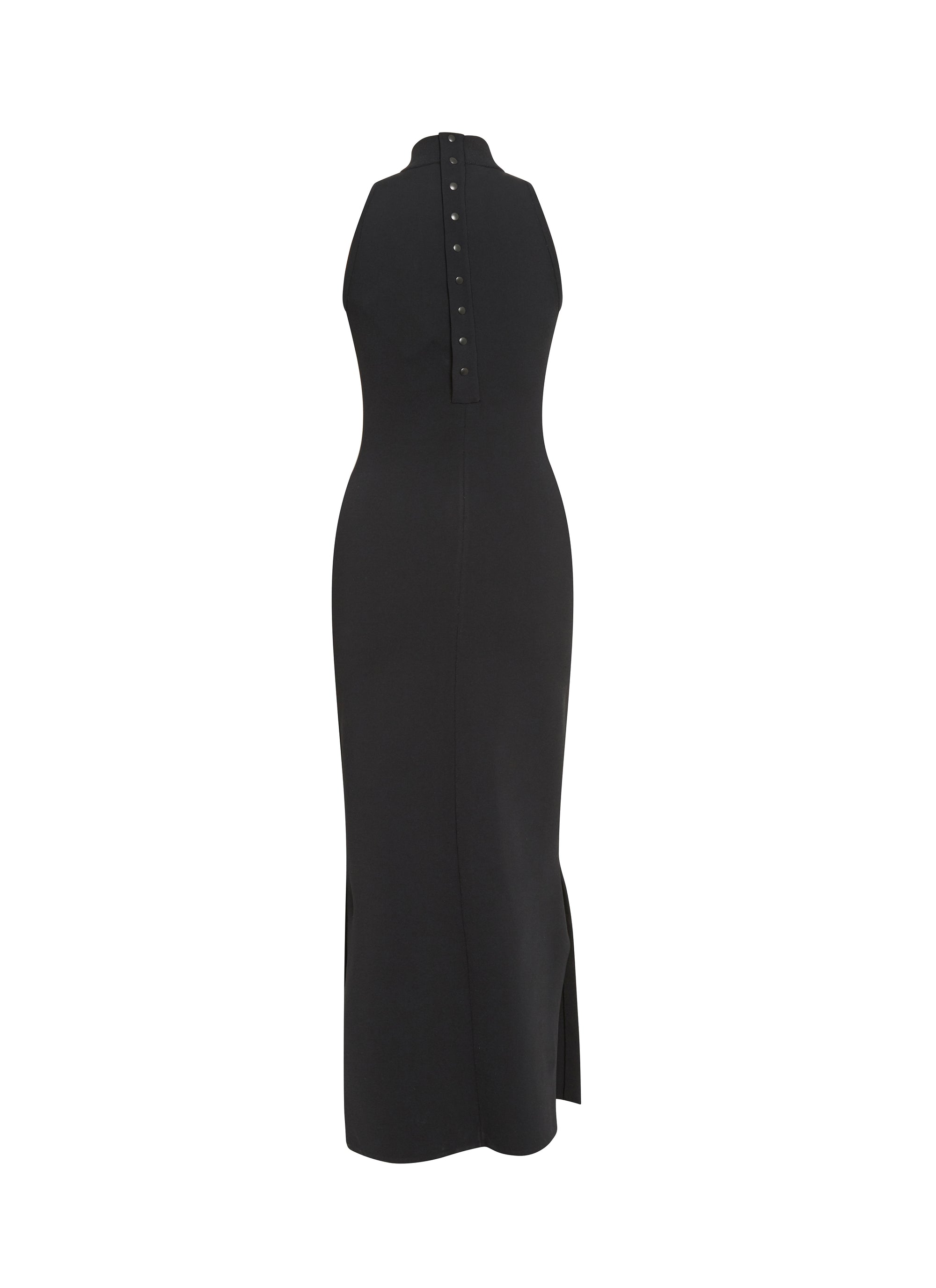 Vénus sleeveless high neck dress - Black