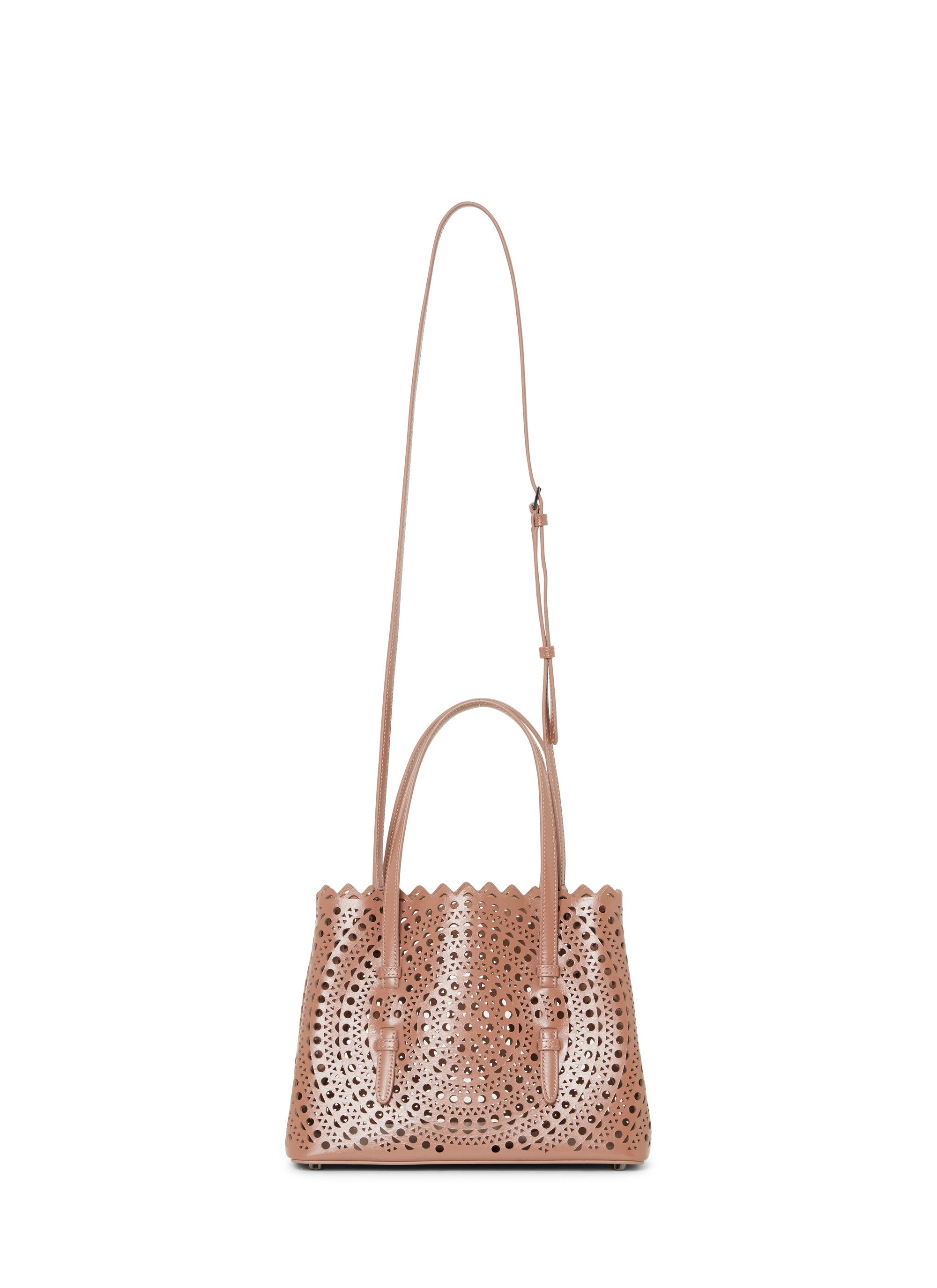 Sac cabas Mina en cuir - Tabac