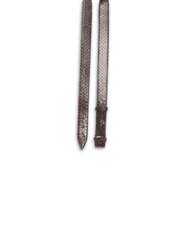 Ceinture plate Elaphe en cuir - Almandite