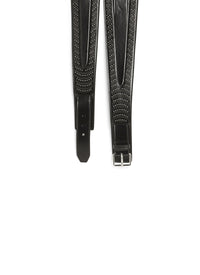 Ceinture cloutée en cuir - Noir