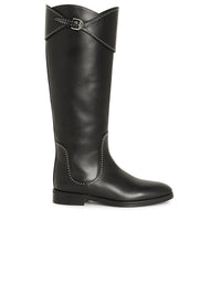 Bottes Cavaliere en cuir - Noir