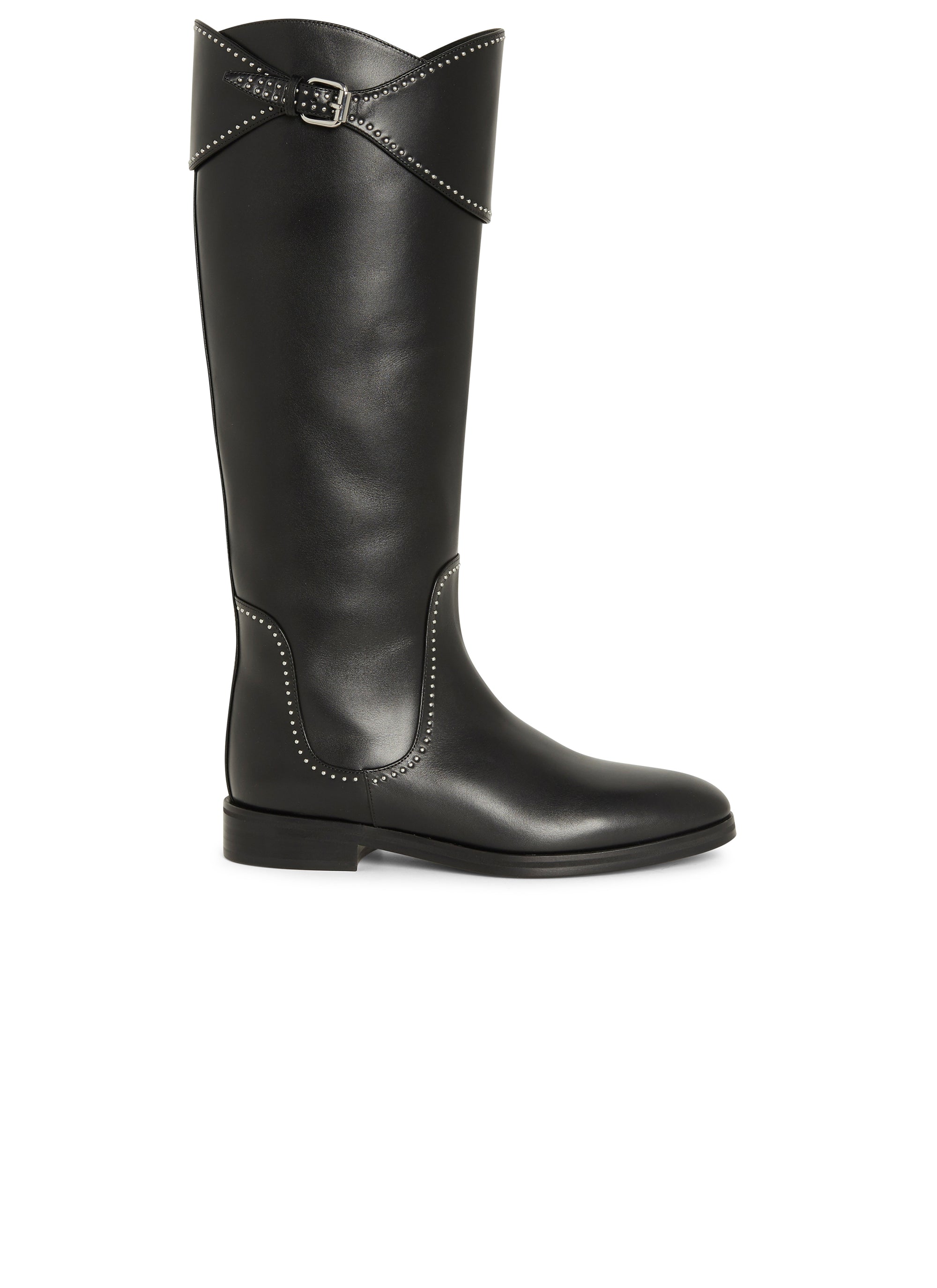 Bottes Cavaliere en cuir - Noir
