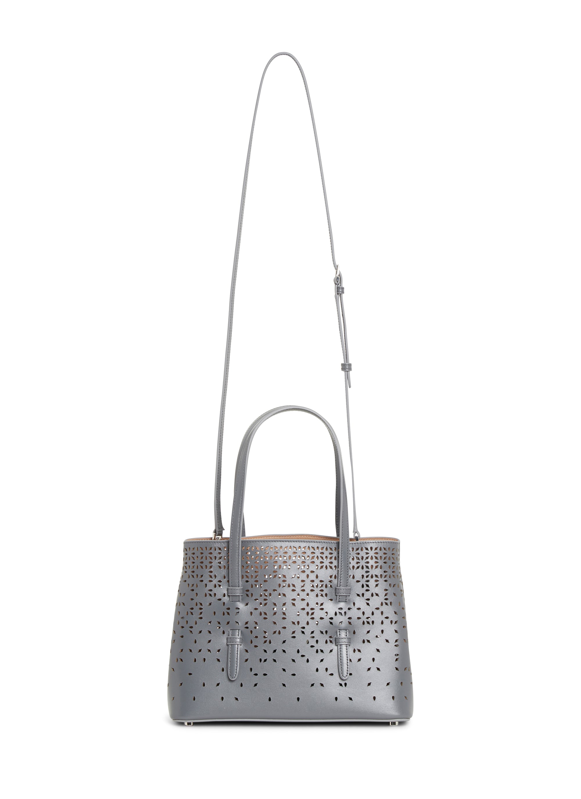 Sac Mina Bolivia Fiori en cuir - Cendre