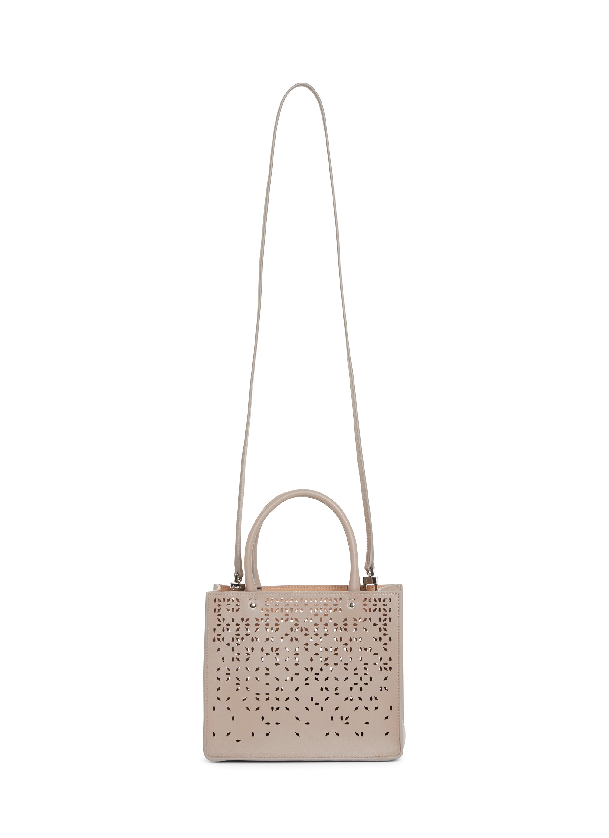 Sac Garance Fiori Gonna en cuir - Tourterelle