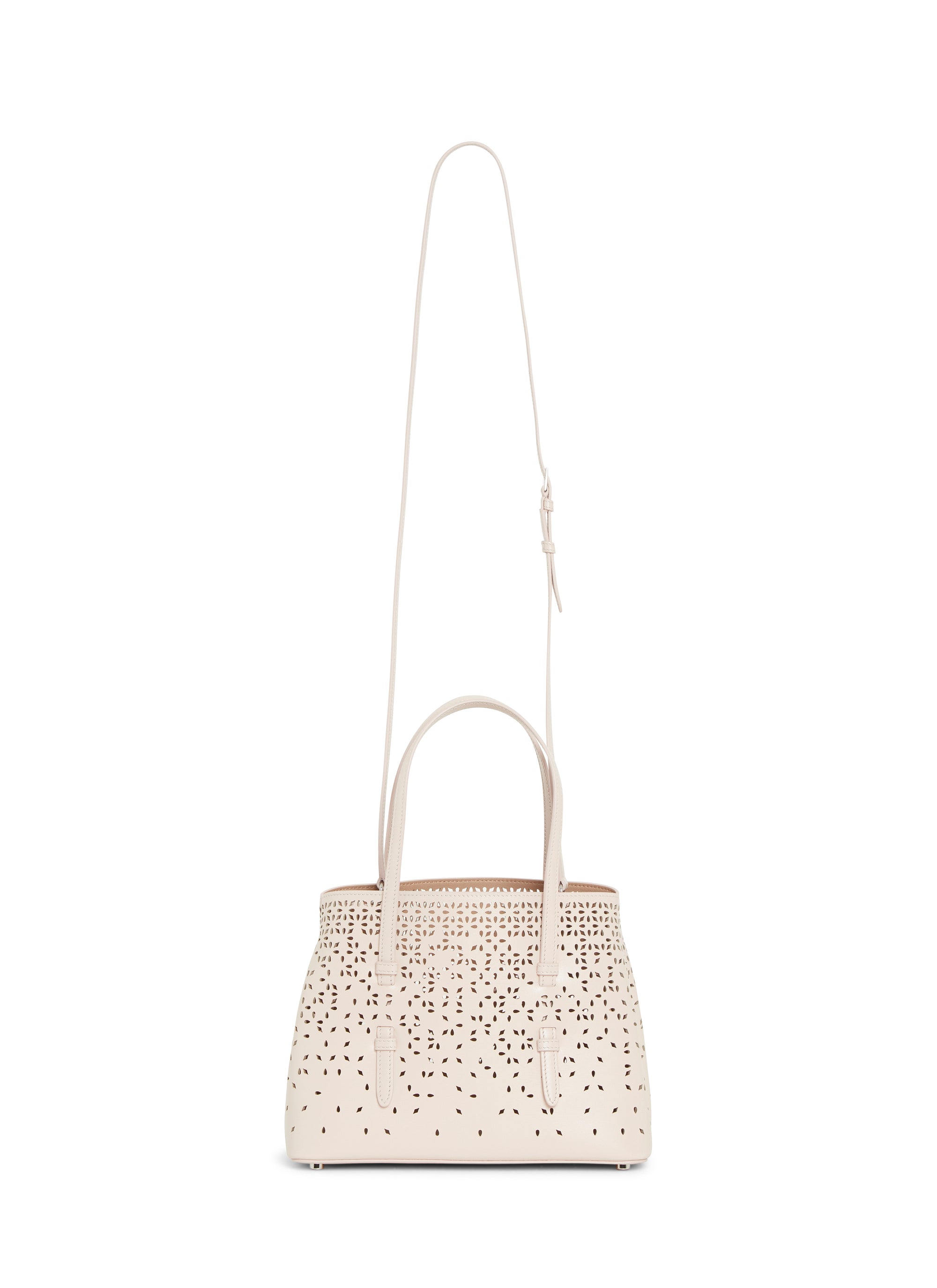 Sac mini Palm Fiori en cuir - Galet