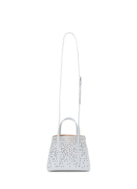 Palm Fiori mini bag in leather - Cloud
