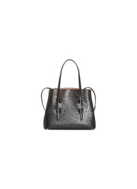 Sac Mina Bolivia Fiori en cuir - Noir