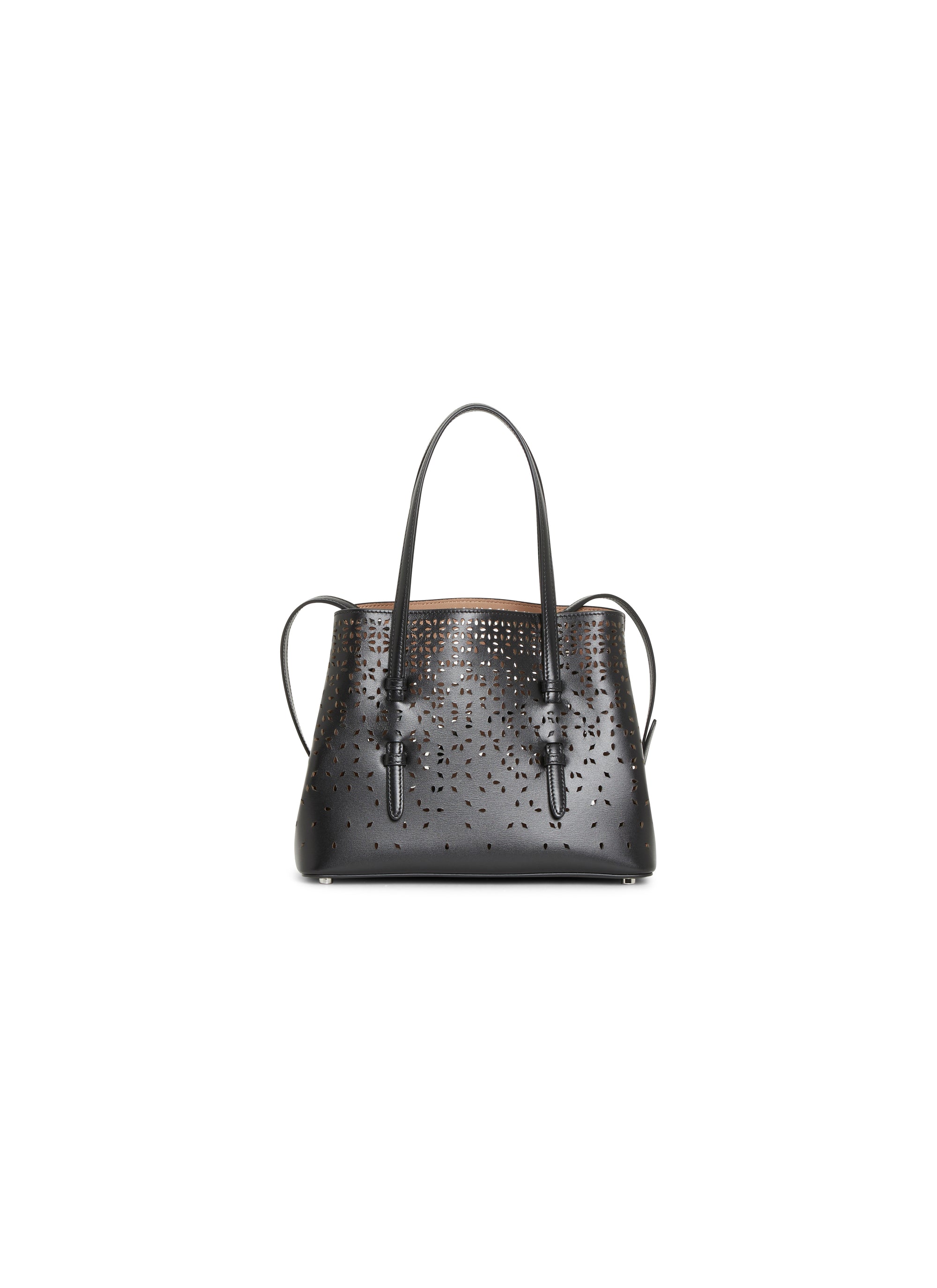 Sac Mina Bolivia Fiori en cuir - Noir