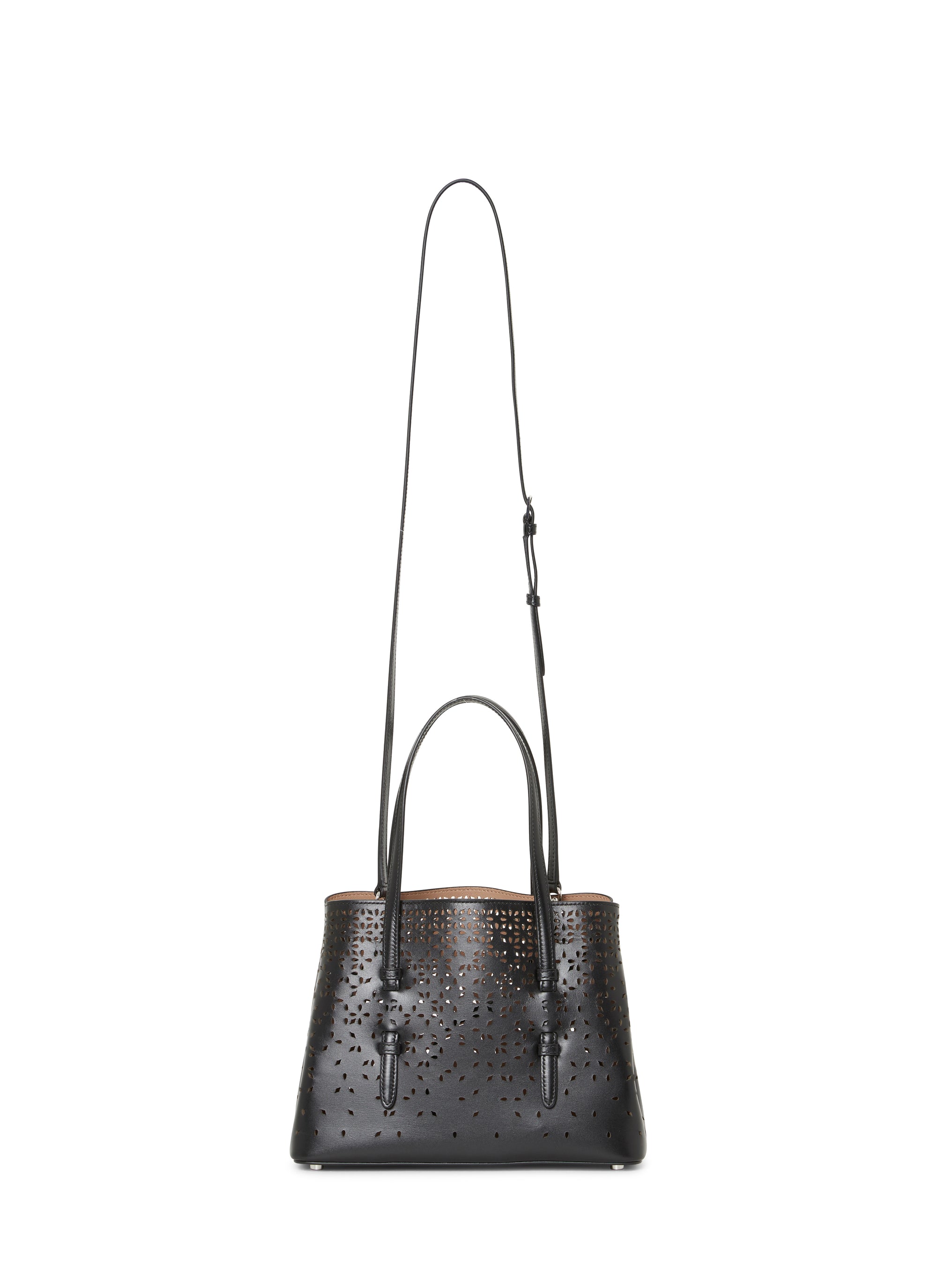 Sac Mina Bolivia Fiori en cuir - Noir