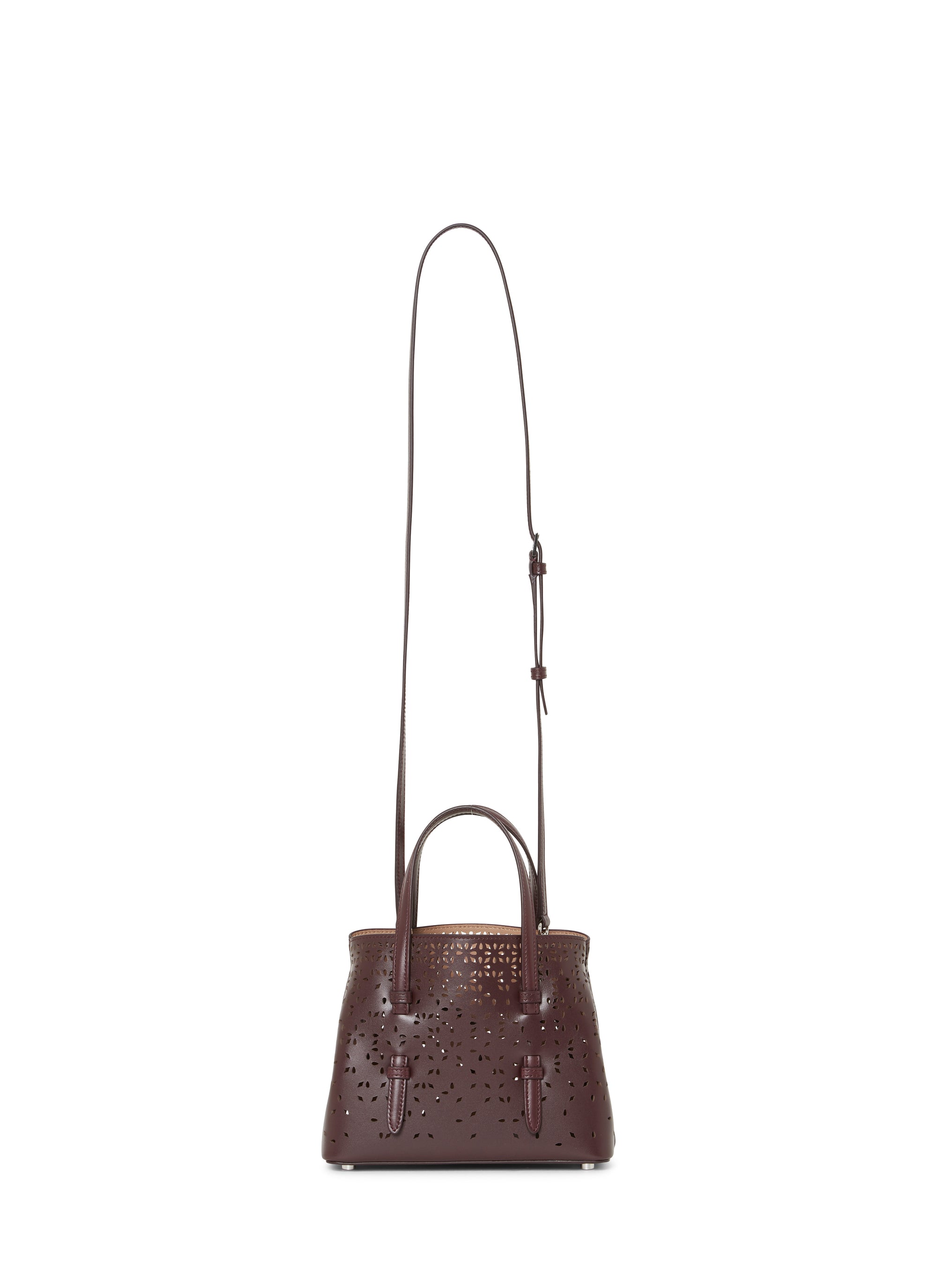 Bolivia Fiori mini bag in leather - Almandite