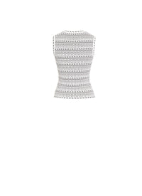Twin-set knitwear Parfum - White & Black