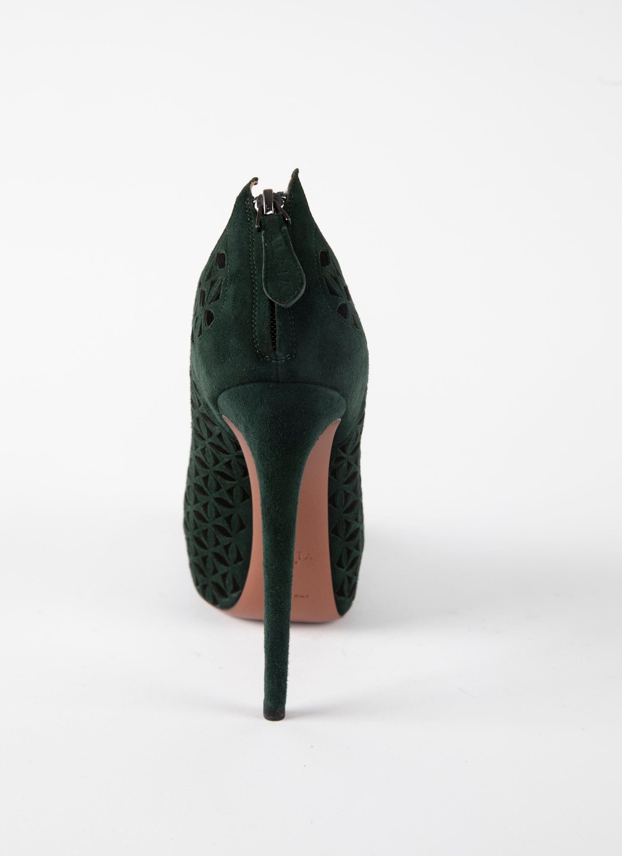 Suede boots - Forest & Black