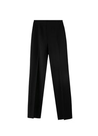 Pantalon en gabardine de laine - Noir