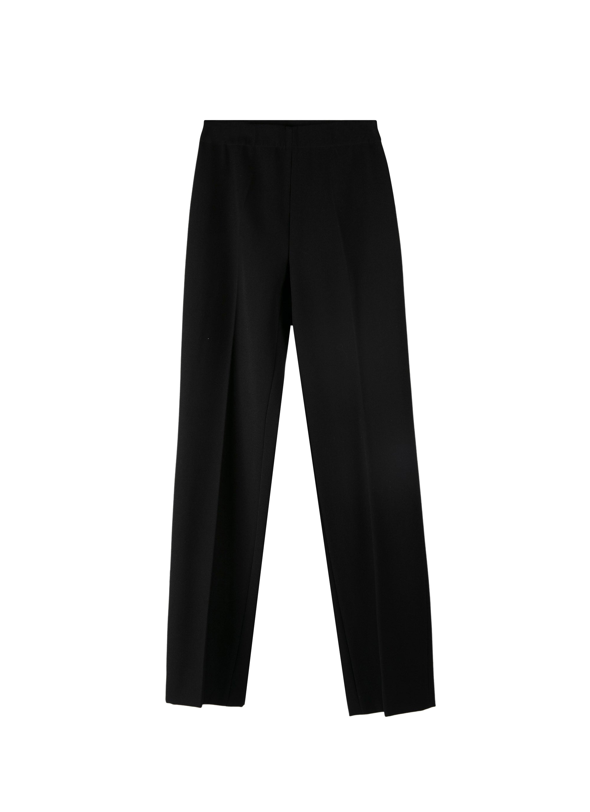 Pantalon en gabardine de laine - Noir