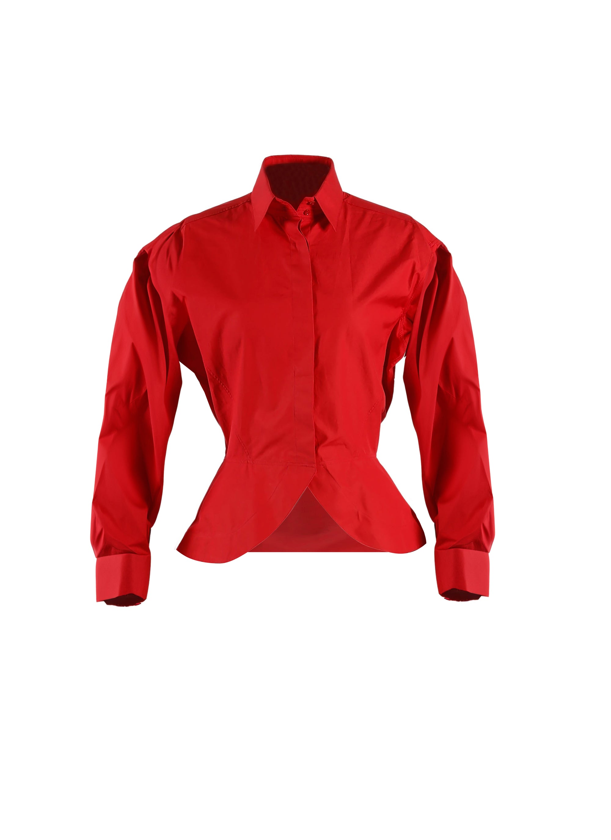 Poplin shirt - Ruby