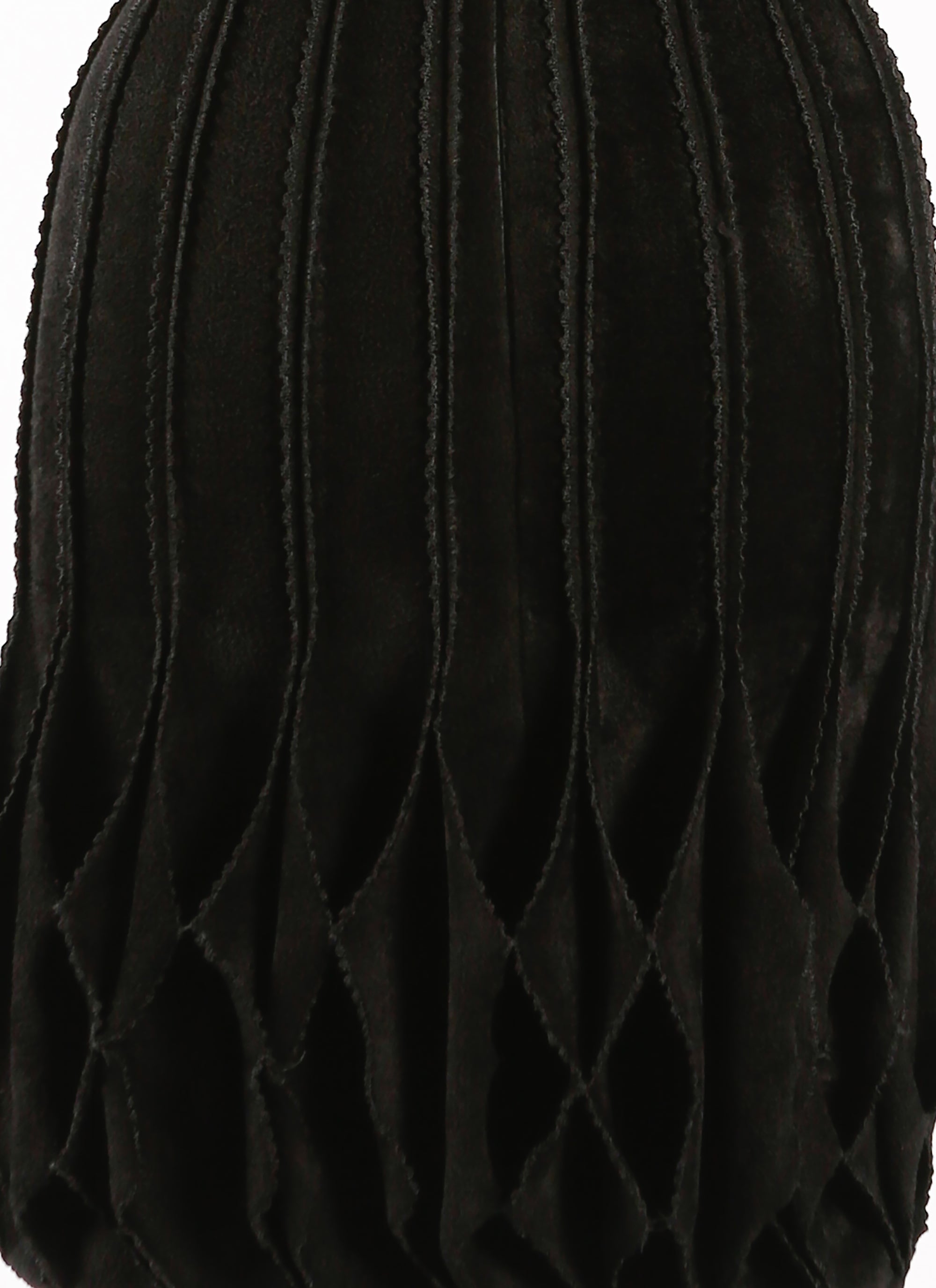 Lampion sleeveless shift dress - Black