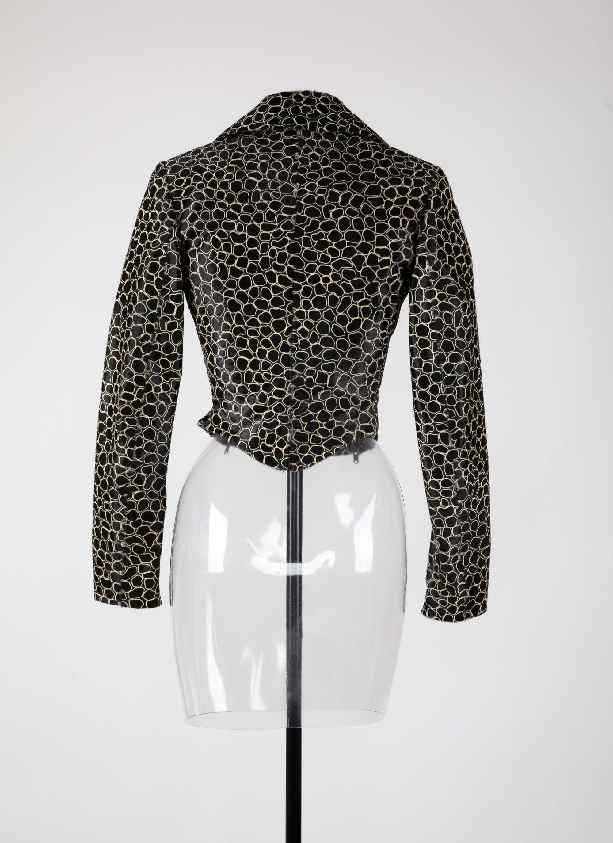 Perfecto Asteroide en cuir - Noir & Vert