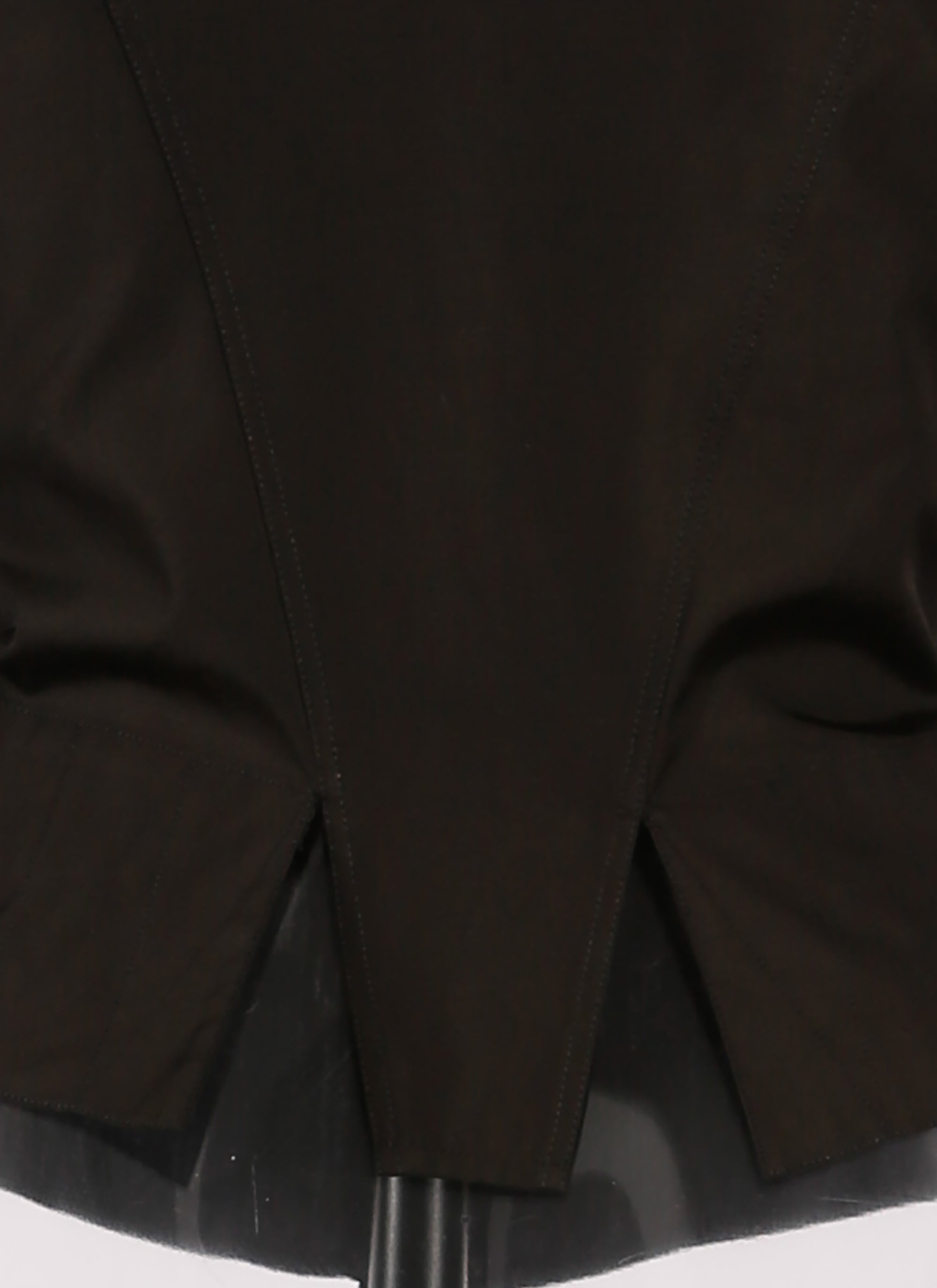 Chemise cintrée en popeline - Noir