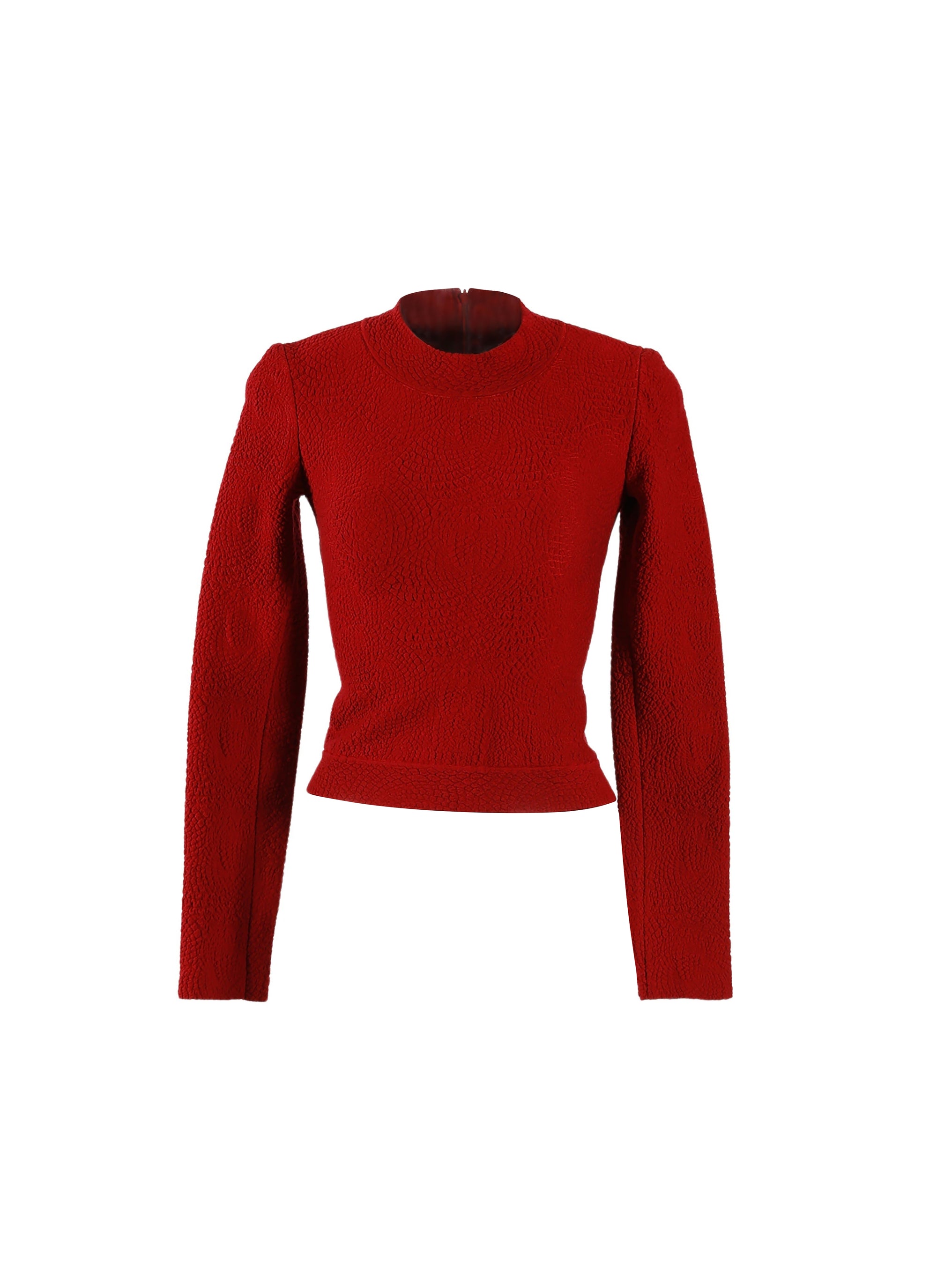 Pull à manches longues Galaxy en laine - Ecarlate