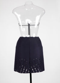 Jupe en laine - Saphir