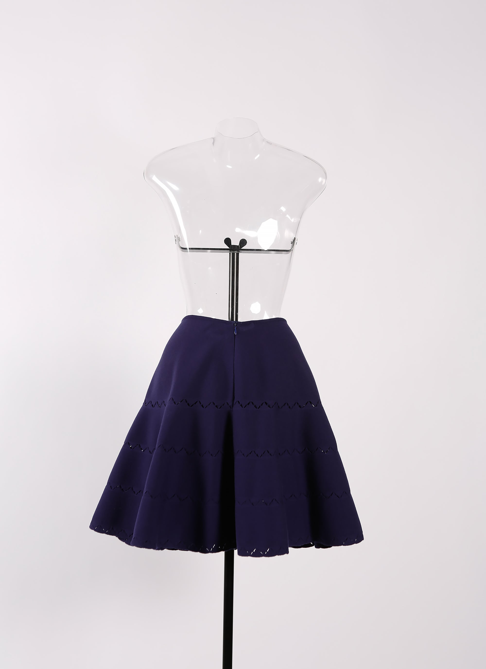 Hinged mesh skirt - Indigo & Copper