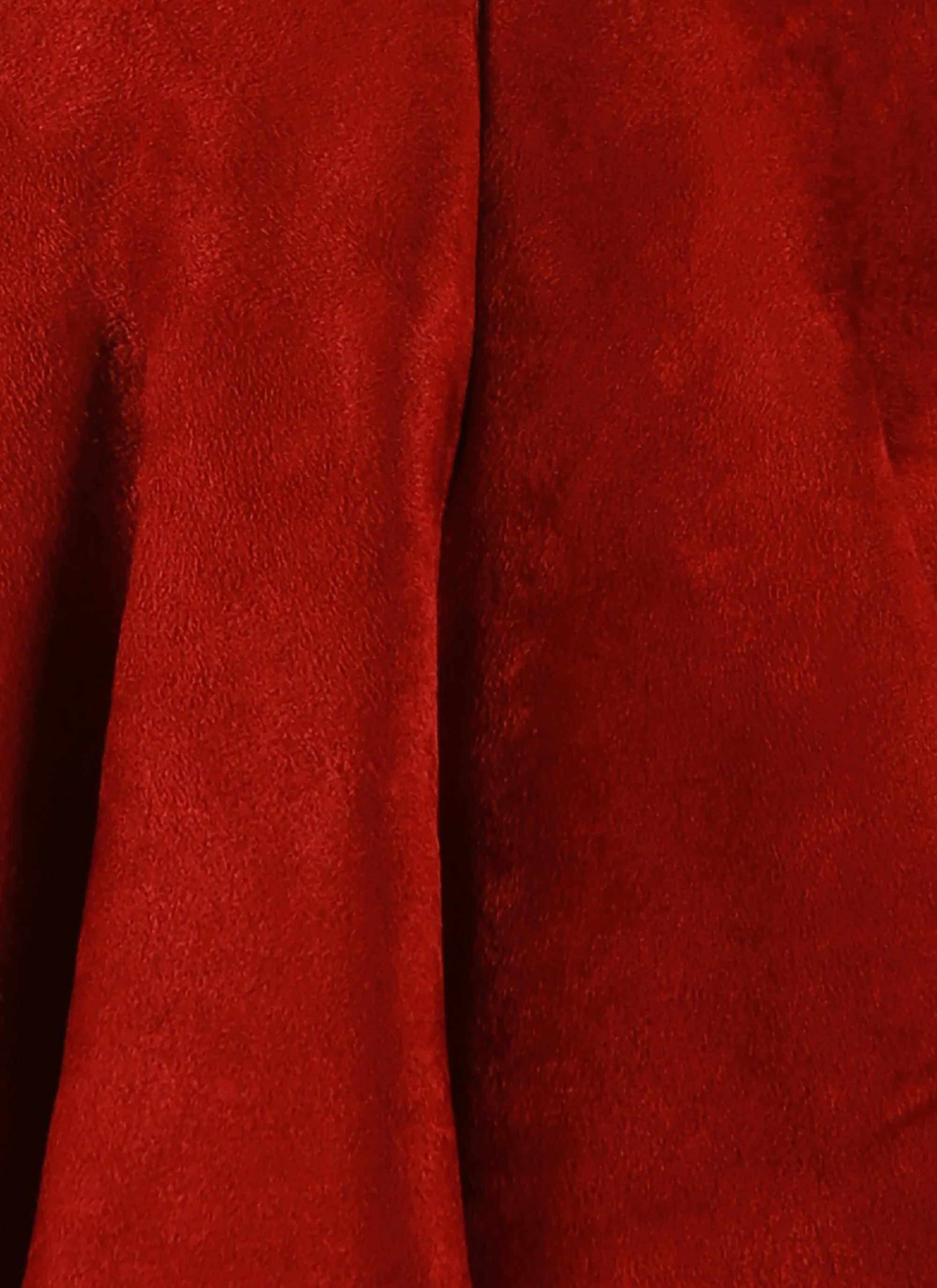 Velvet skirt - Mahogany