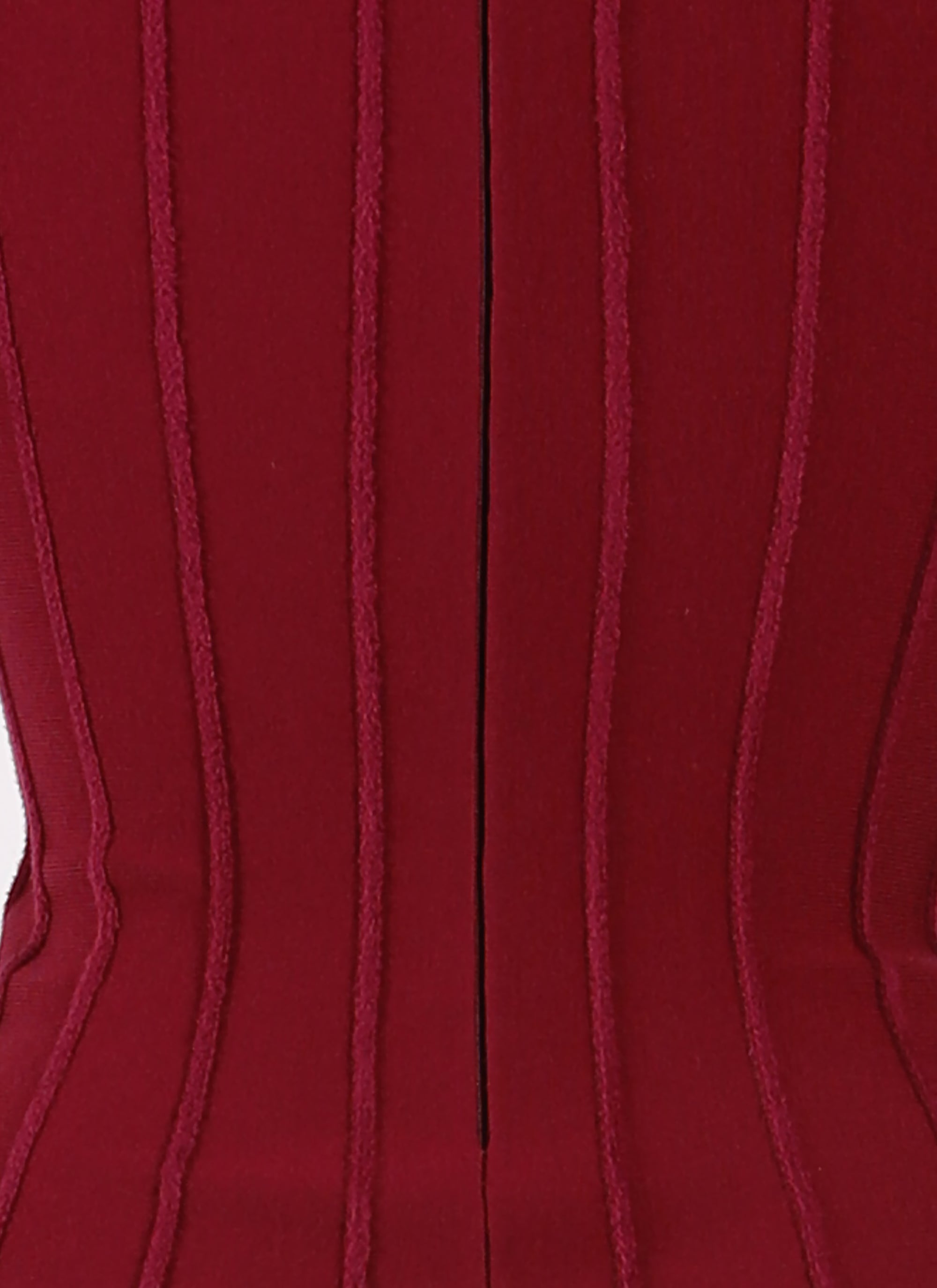Pull à manches longues à motif rosace en laine - Bordeaux