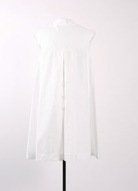 Chemise longue Africa - Blanc