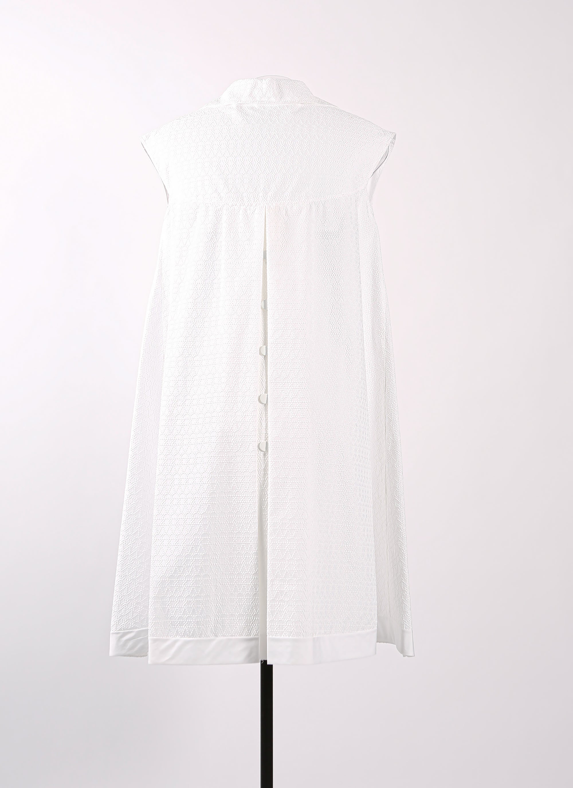 Chemise longue Africa - Blanc