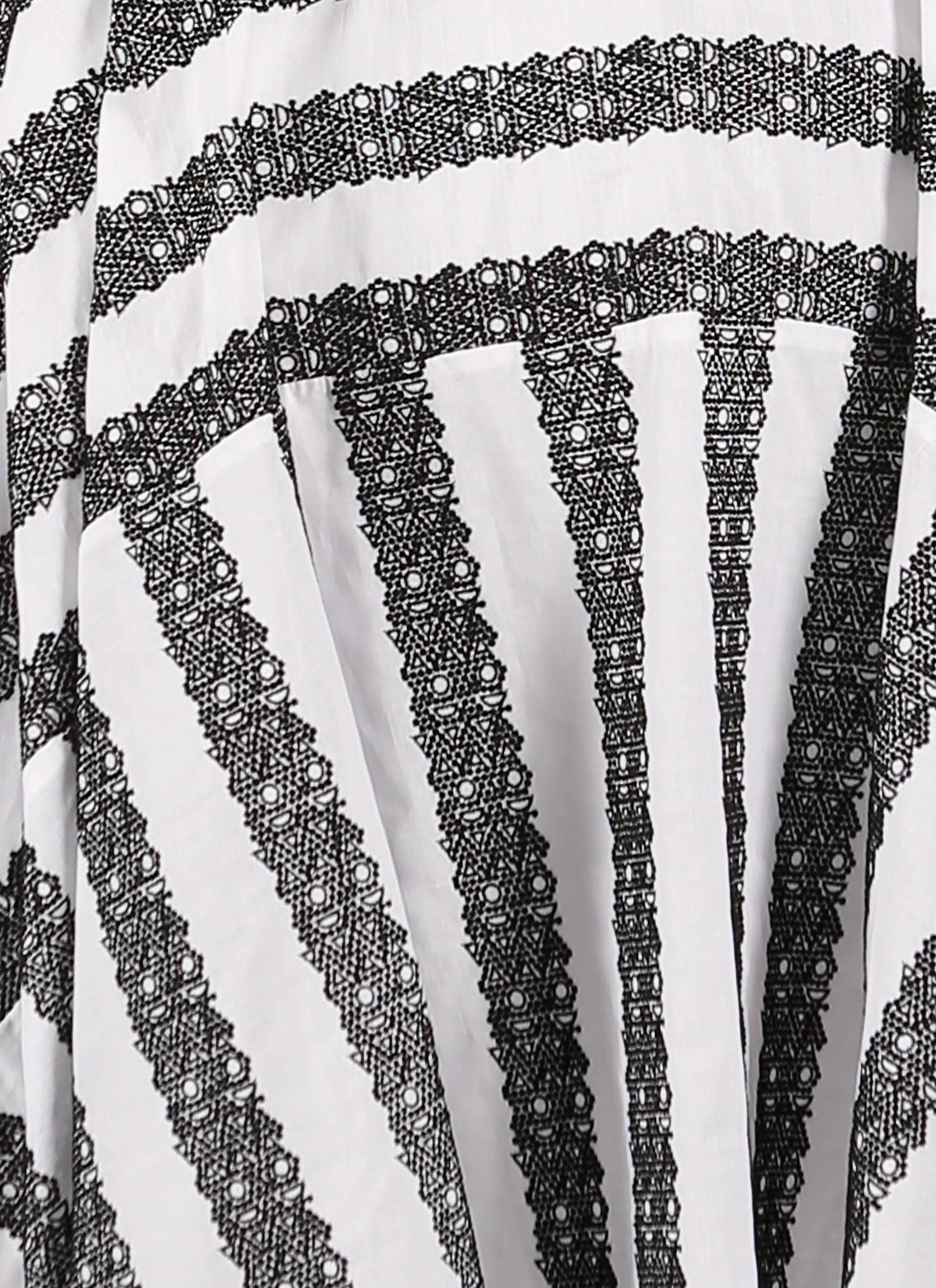 Jupe "Art Déco" - Blanc & Noir