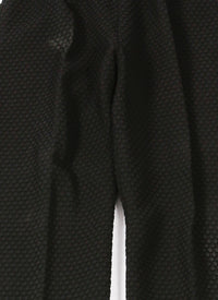 Pantalon à coupe large Marquises - Noir