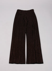 Pantalon à coupe large Recif - Noir & Cuivre