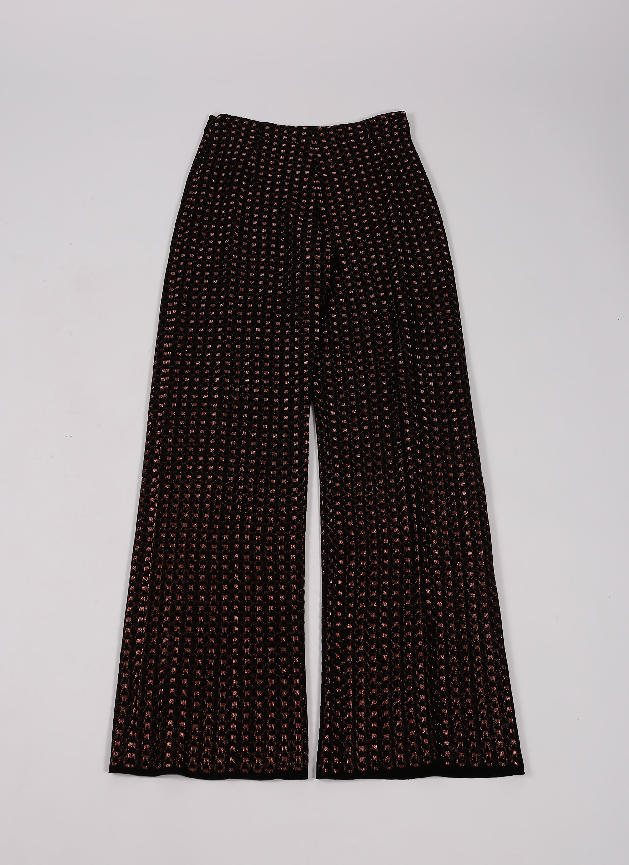 Pantalon à coupe large Recif - Noir & Cuivre