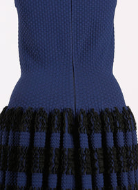 Robe sans manches Marquises en maille - Cobalt