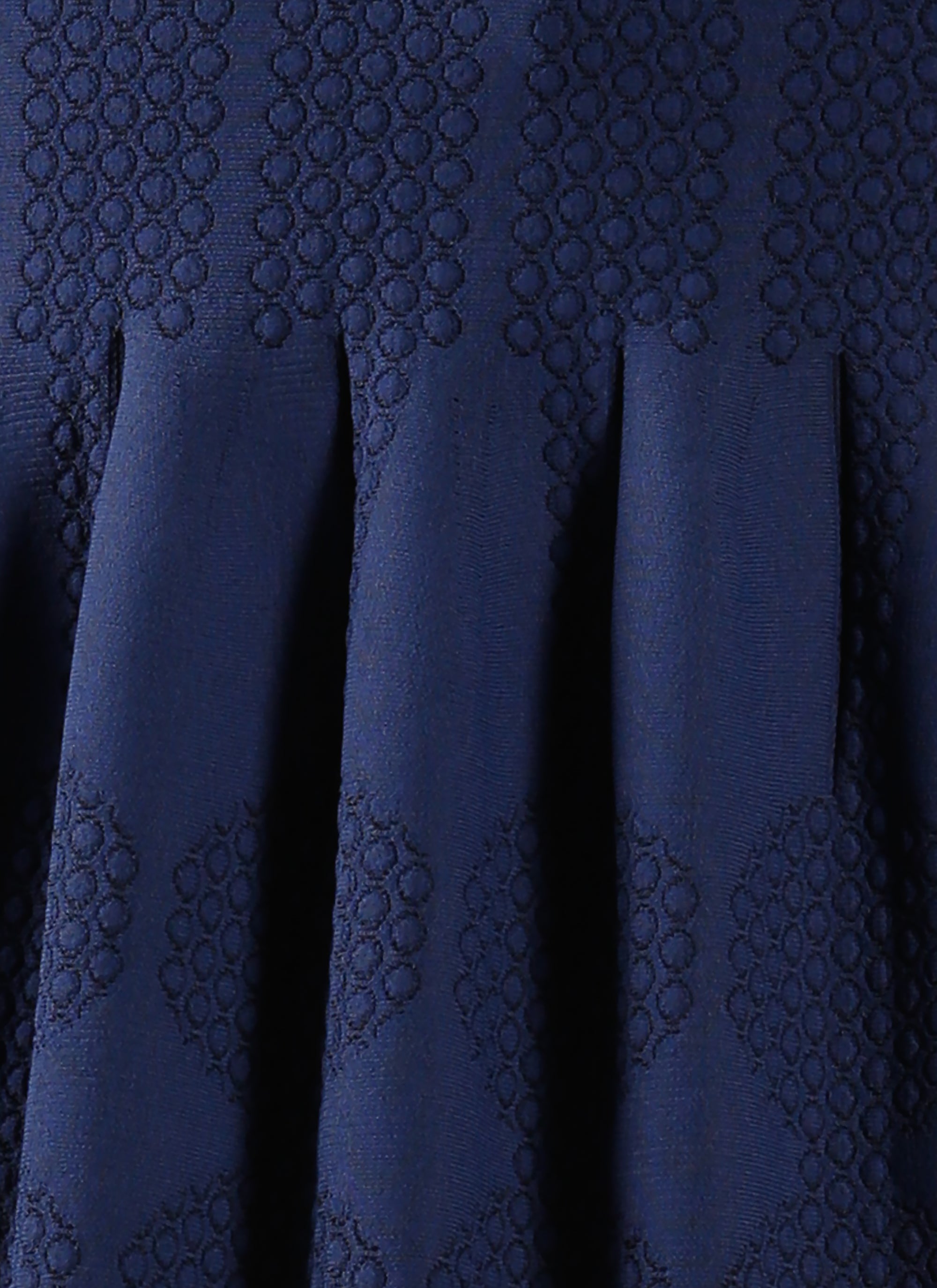 Vanuatu knitted sleeveless dress - Cobalt