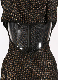 Recif dress - Black & Gold