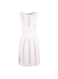 Robe sans manches Salomon en maille - Blanc