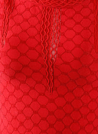 Robe sans manches Salomon en maille - Rouge