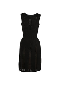 Robe en transparence sans manches Salomon - Noir