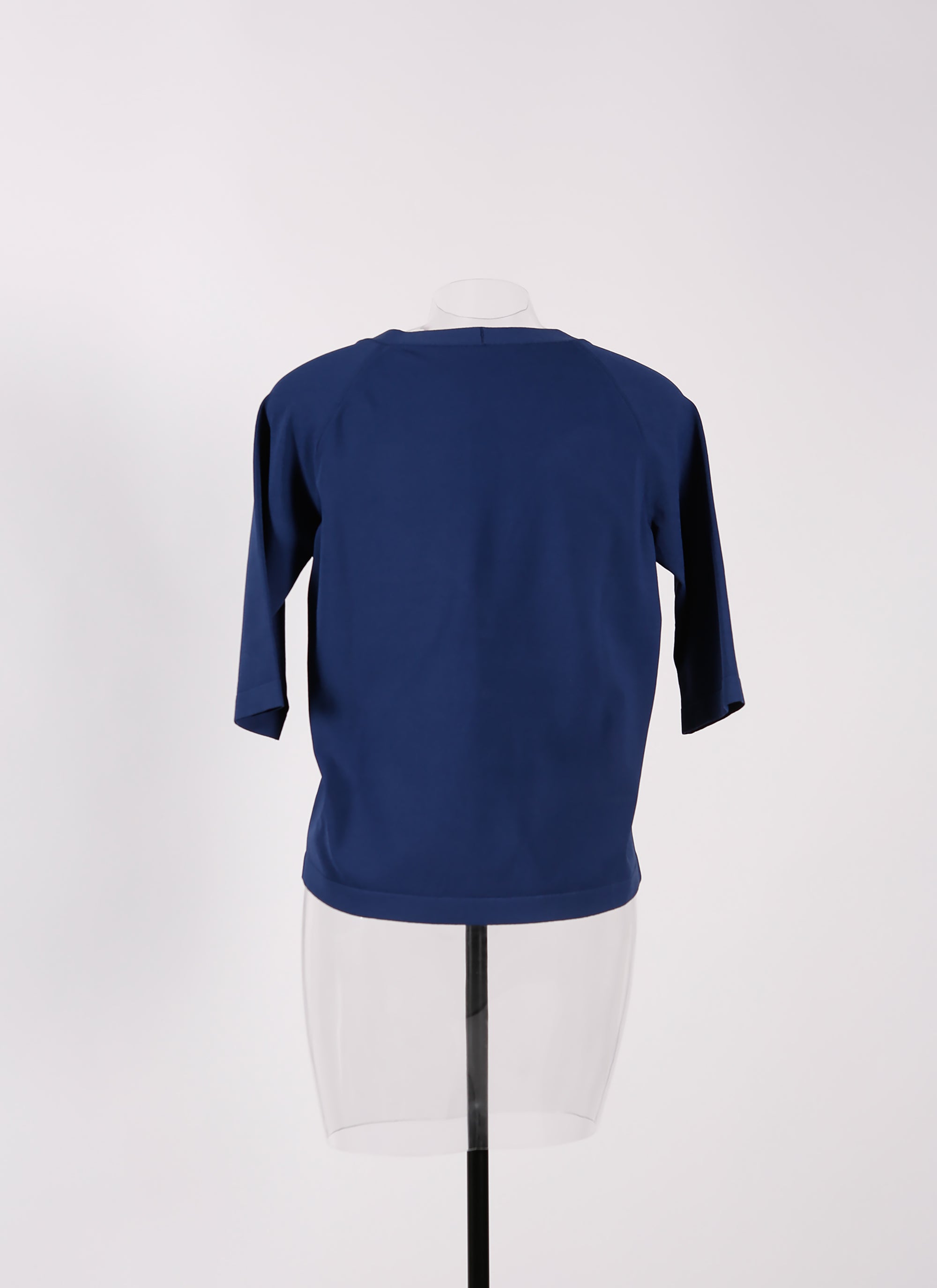 Long sleeve knitted cardigan - Cobalt