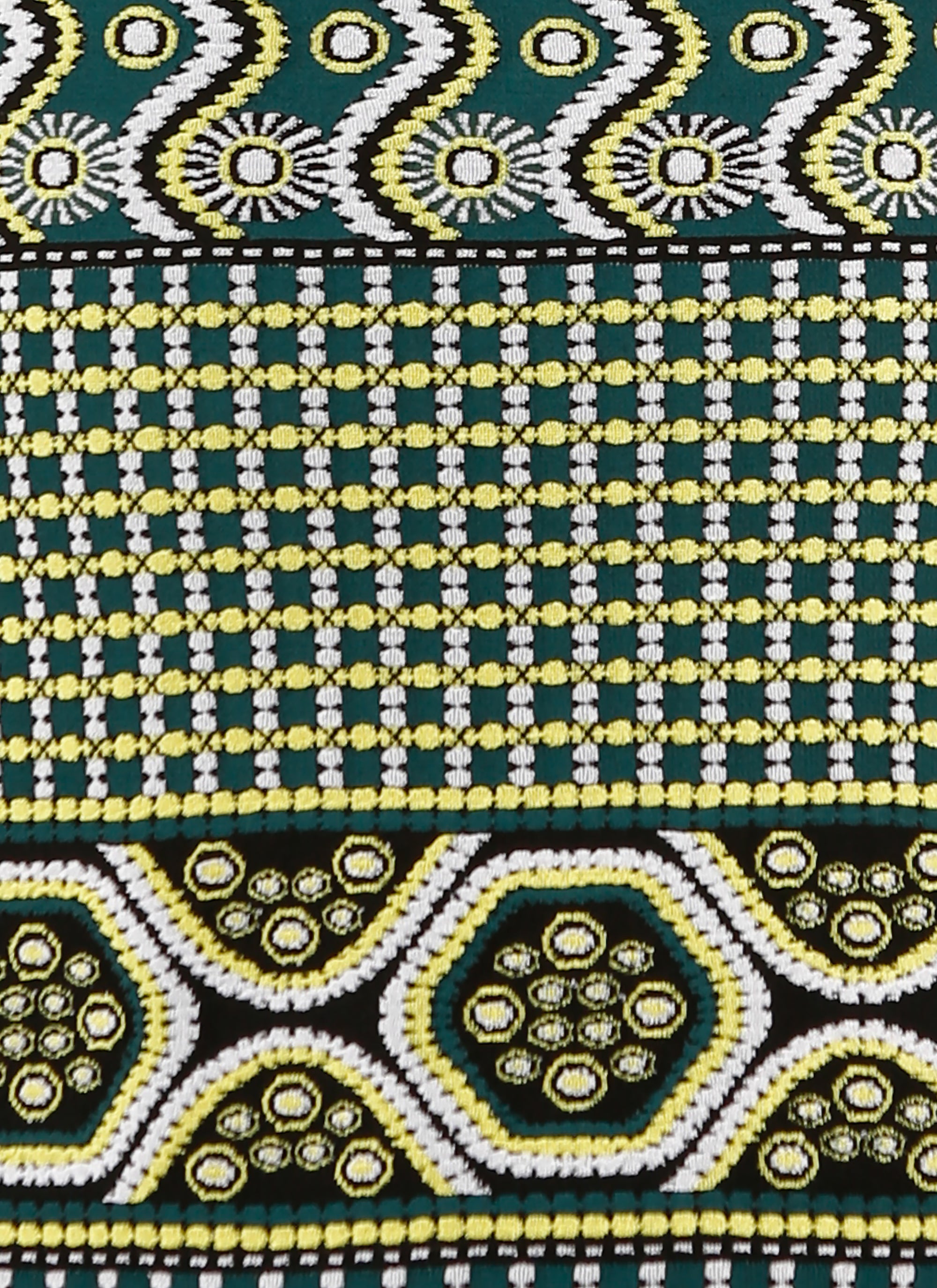 Jupe courte Bambara - Vert & Jaune