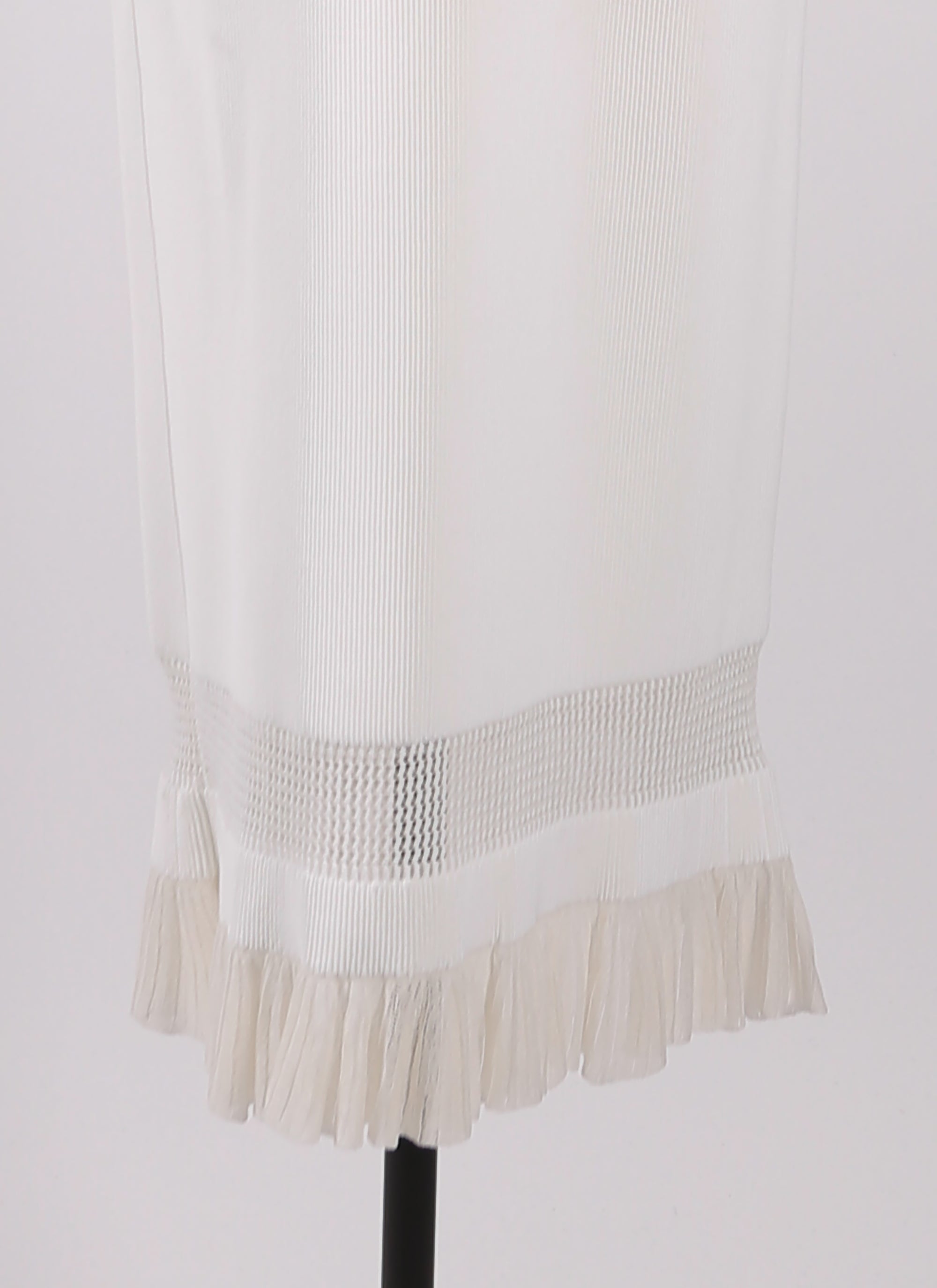 Sirocco knitted pencil skirt - White