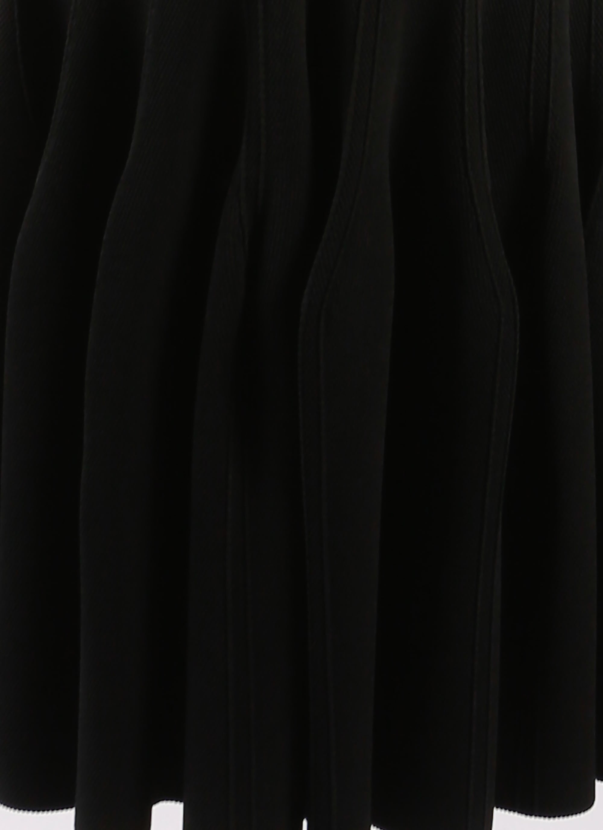 Nymphea knitted piqué skirt - Black