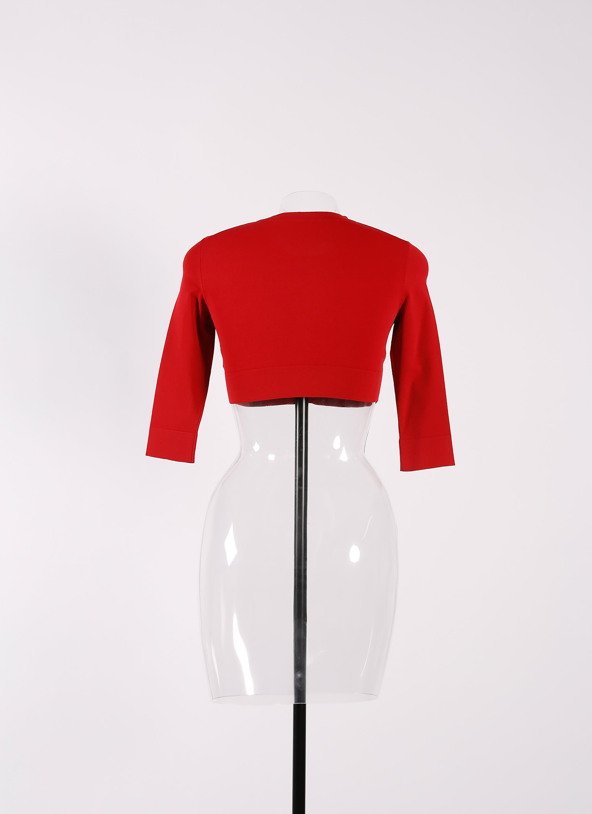 Long sleeve knitted cardigan - Carmine