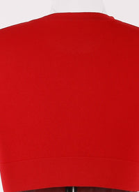 Long sleeve knitted cardigan - Carmine