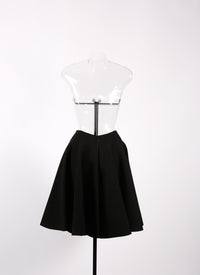 Jupe Opera en maille - Noir