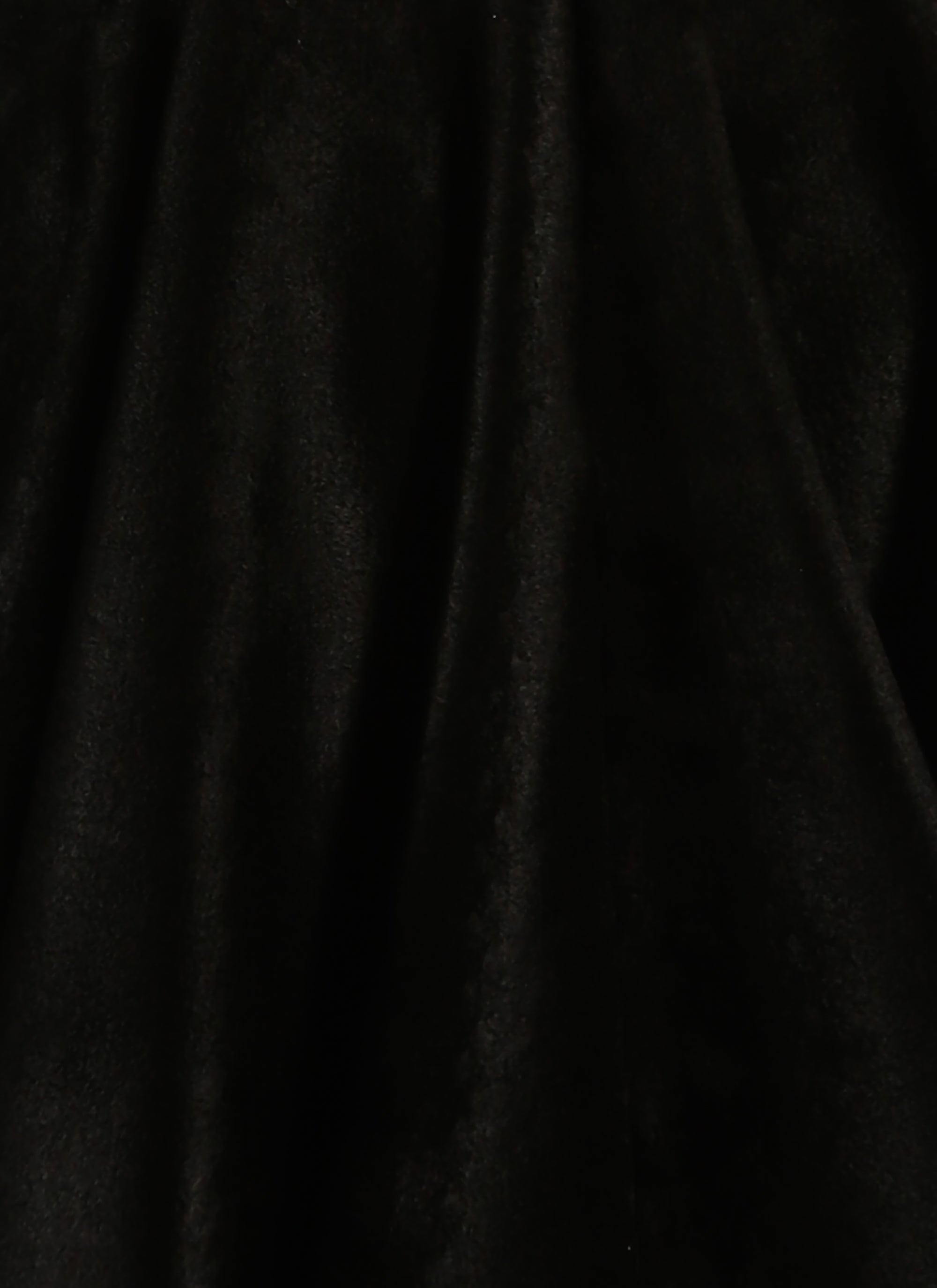 Velvet skater skirt - Black